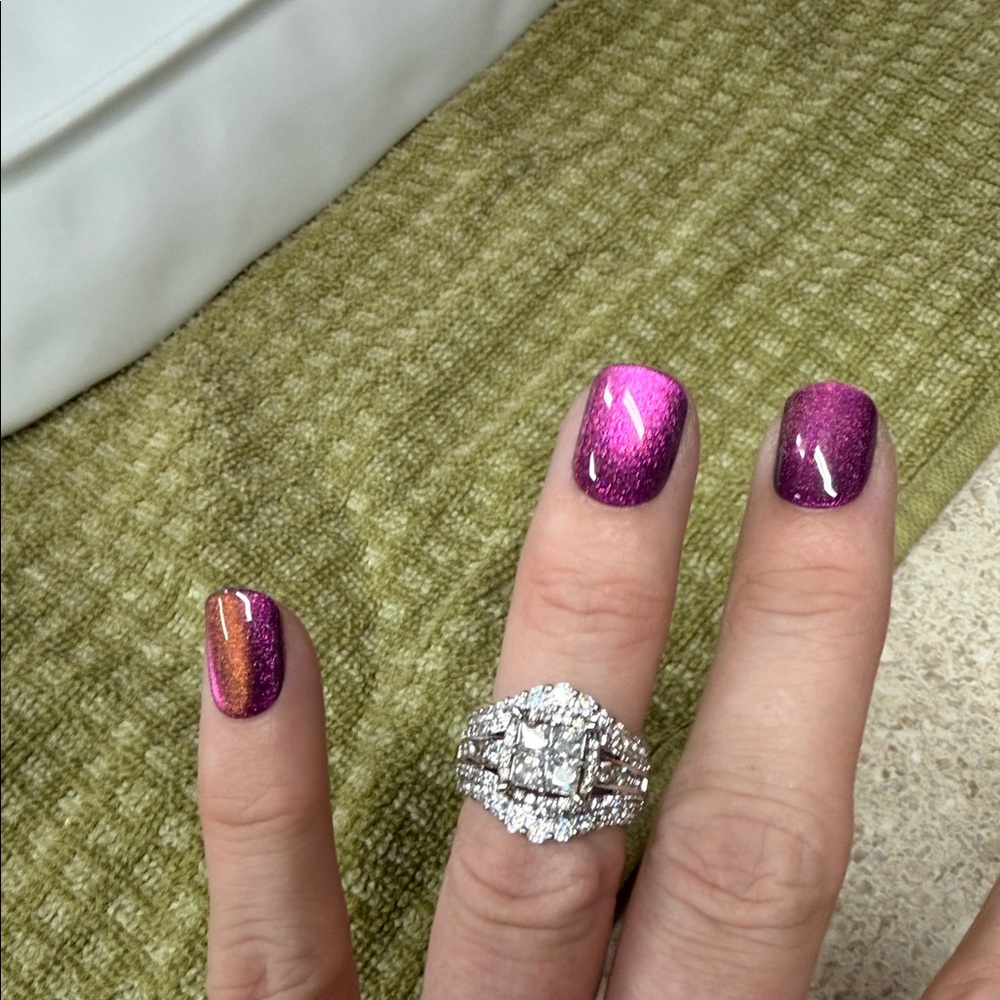 Elegant Silver Diamond Ring 5